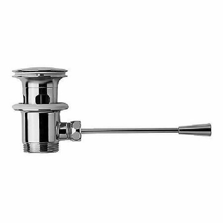 DURAVIT Pop-Up Basin Waste, Horiz.Lever With Tail-Piece Chrome 0050311092